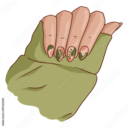 Fingernail enhancement art