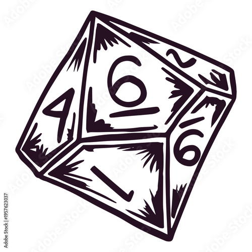 Polyhedral role-playing dice