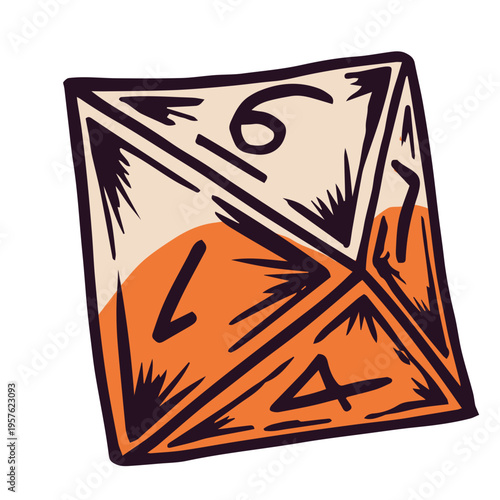 Dice for a role-playing game