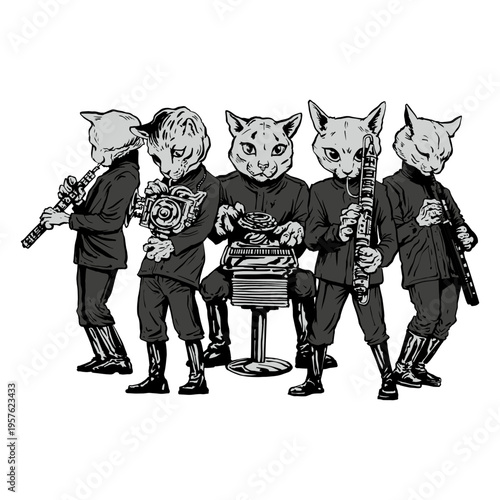 Musician cats