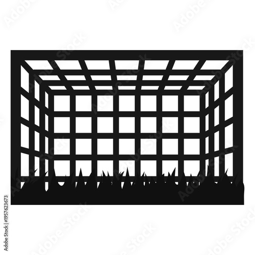 Soccer goalkeeper net