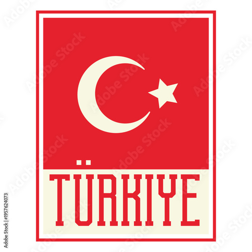 Turkey soccer team flag