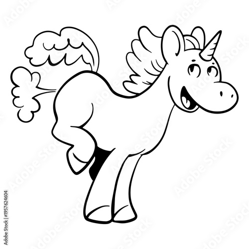 Farting unicorn