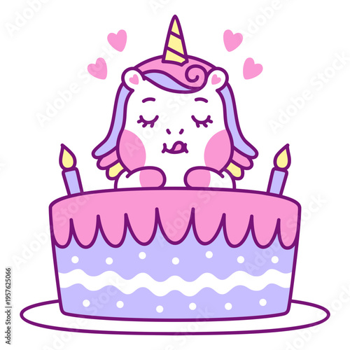 Baby unicorn kawaii yummy