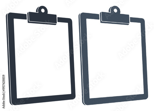 Two blank clipboards ready for notes and ideas