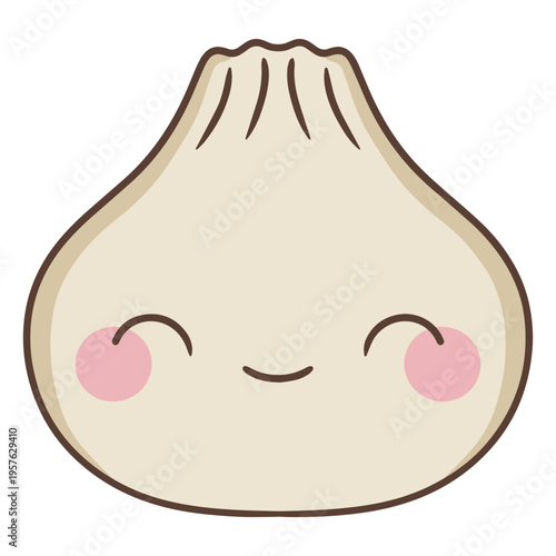 Cute dumpling icon