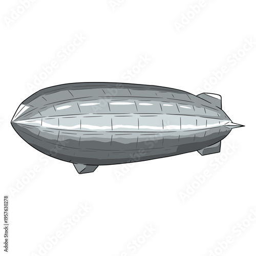 Silver zeppelin