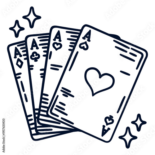 Pair of poker playing cards