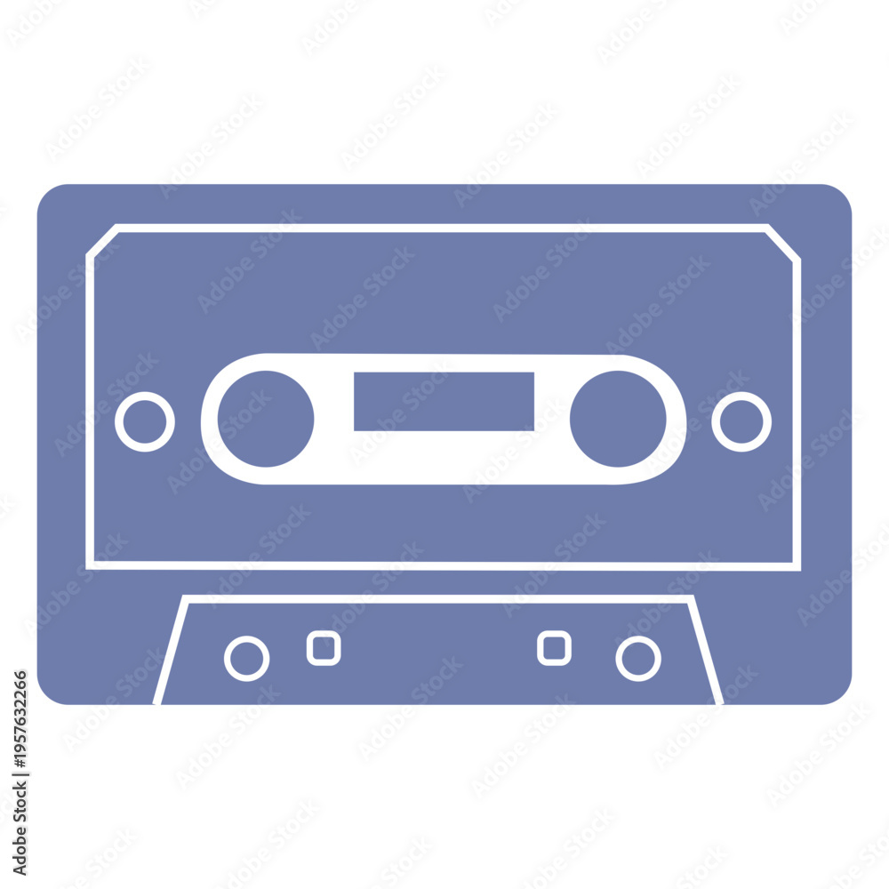 Obraz premium Cassette tape player