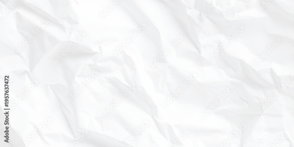Fototapeta premium A blank vintage parchment sheet with a wrinkled texture and crumpled pattern creates a rough, creased material surface perfect for a grunge paper backdrop or an empty old letter design