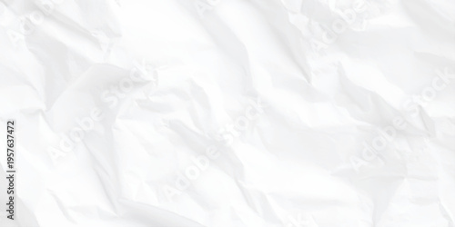 A blank vintage parchment sheet with a wrinkled texture and crumpled pattern creates a rough, creased material surface perfect for a grunge paper backdrop or an empty old letter design