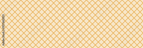 Waffle seamless pattern. Cute diamond Fence. Wafle background