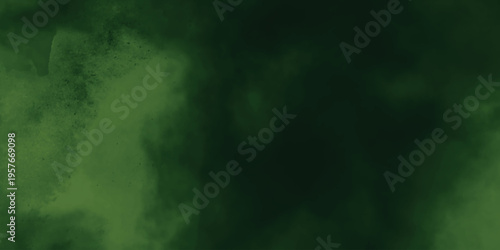 Dark forest green watercolor wash background with soft blended edges and subtle paper texture