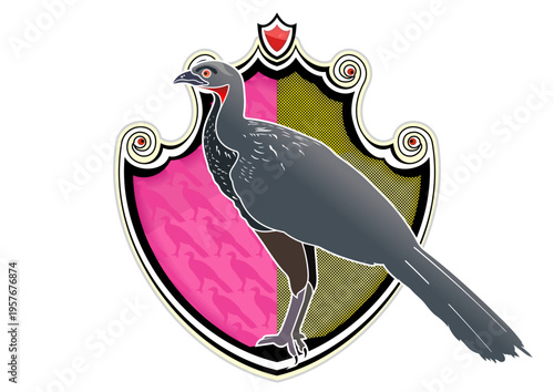 Rusty-margined Guan Coat of Arms