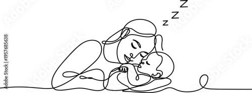 Man in business suit sleeping on grass with briefcase