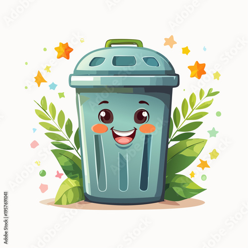 Niedlicher Mülleimer