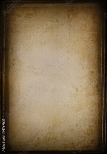 Old paper background with frame