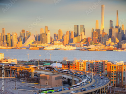 Wallpaper Mural Midtown Manhattan view with the highway  Torontodigital.ca