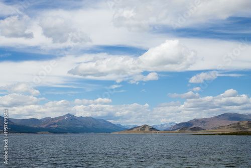 Khoton lake landscape, Altai, Mongolia, Tsengel district