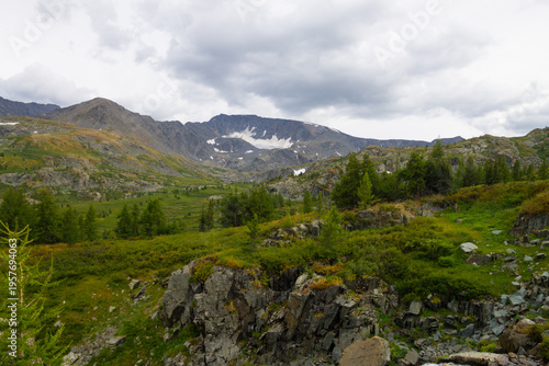 Altai Tavan Bogd National Park landscape, Mongolia