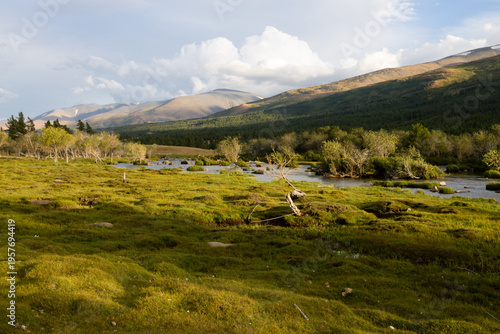 Altai Tavan Bogd National Park landscape, Mongolia