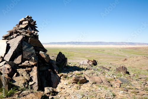 Khongoryn Els sand dunes area landscape, Mongolia