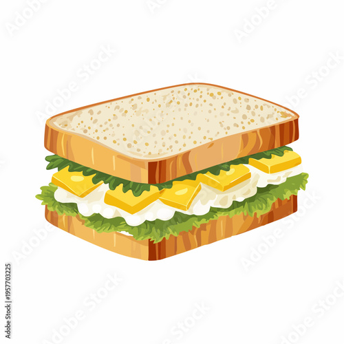 Sandwich mit Eiersalat