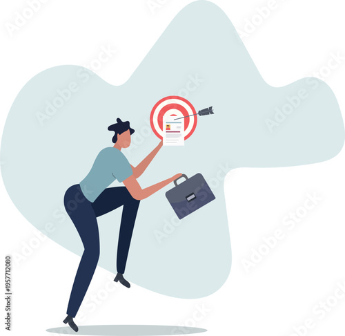 Recruitment target, choosing best candidate to fill in job vacancy, HR Human Resources find perfect talent for interview concept.person's life situation and his activities.