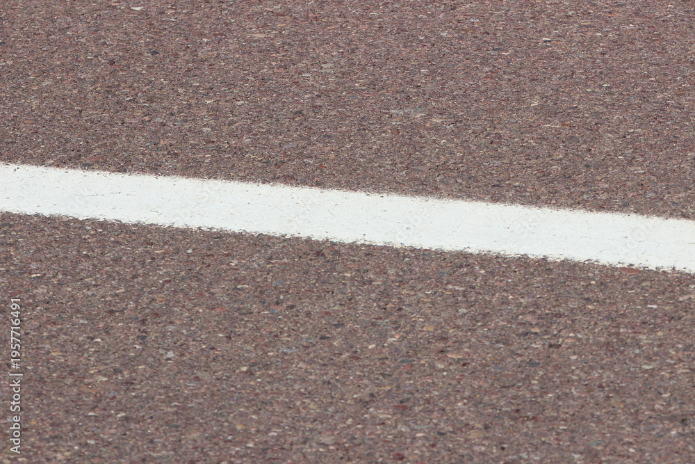 Fototapeta premium Road Center Line Marking