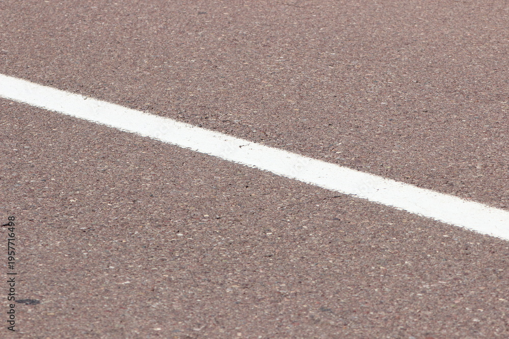 Fototapeta premium Road Center Line Marking