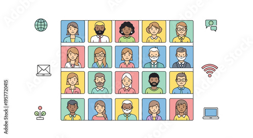 International conference call brings together diverse people for a meeting