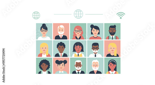 International conference call brings together diverse people from various professions