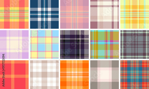 Decorative plaid pattern pack for Thanksgiving crafts. Suitable for cutting machines and DIY projects. Vector accuracy saves time.