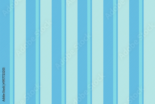 Romantic background pattern vector, border textile seamless fabric. December stripe lines vertical texture in light and cyan colors.