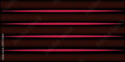 Vertical blue segments. Vector seamless pattern. Modern stylish texture on black background.