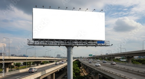 Expansive Highway Billboard Awaiting Your Dynamic Message