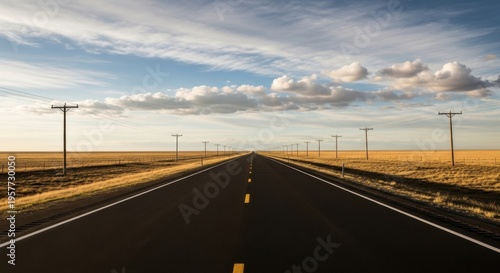 Endless Horizon American Open Road Landscape