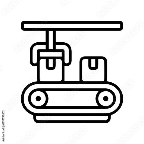 Automated Production Line Icon