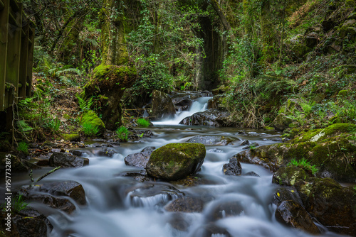 Hiking Trail with Waterfalls between Pedra Ferida and Louçainha, Portugal