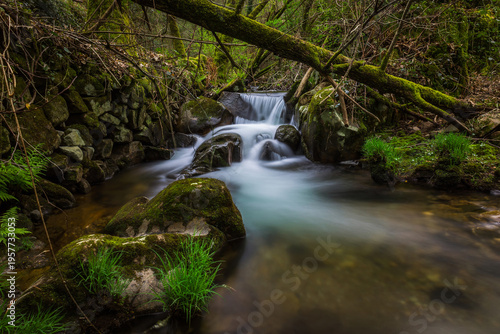 Hiking Trail with Waterfalls between Pedra Ferida and Louçainha, Portugal