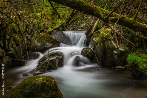 Hiking Trail with Waterfalls between Pedra Ferida and Louçainha, Portugal