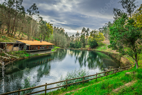 Scenic View of Louçainha Natural River Beach in Portugal