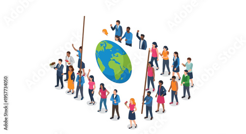 Diverse People Around The Globe.