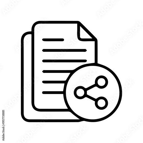Document Sharing Icon