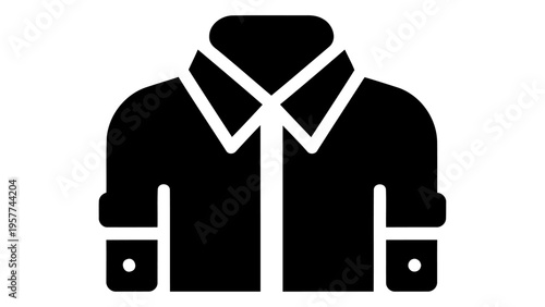 Formal dress shirt icon