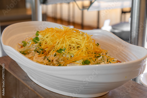 Buffet traditional Peruvian food