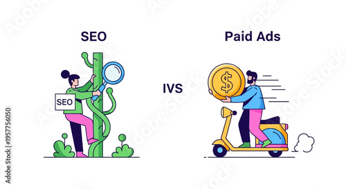 Strategic Comparison of Search Engine Optimization (SEO) and Paid Advertising for Digital Marketing Growth and Online Visibility
