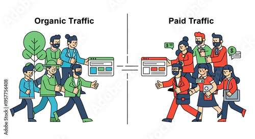 Organic Traffic vs Paid Traffic Choosing the Right Digital Marketing Strategy
