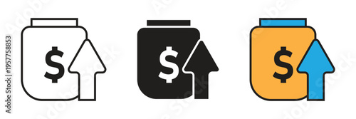 Safe Investment Shield Vector Icon. Vector illustration of a shield with a dollar coin, symbolizing wealth protection, insurance, secure payments, and financial risk management.