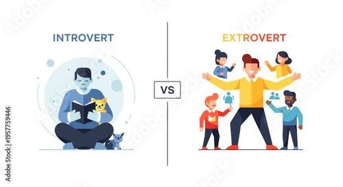 Introvert Versus Extrovert Understanding Personality Traits and Social Behavior Differences
